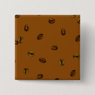 Coffee Bean Pattern Button
