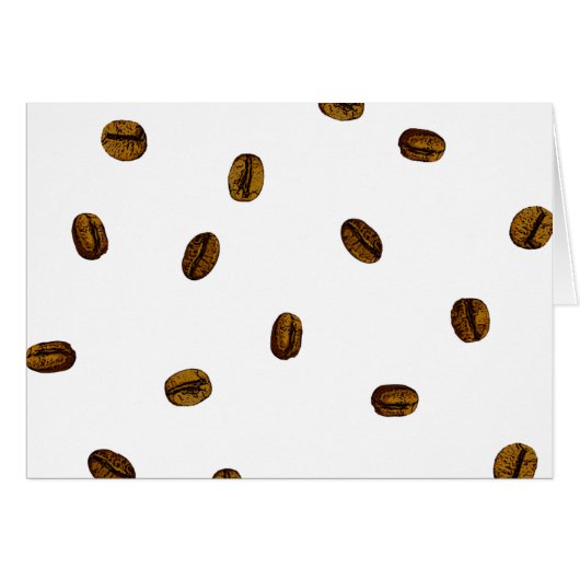 Coffee Bean Pattern Cards (Front Horizontal)