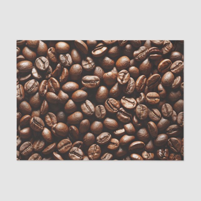 Coffee Bean Pattern Decoupage Tissue Paper (Front)