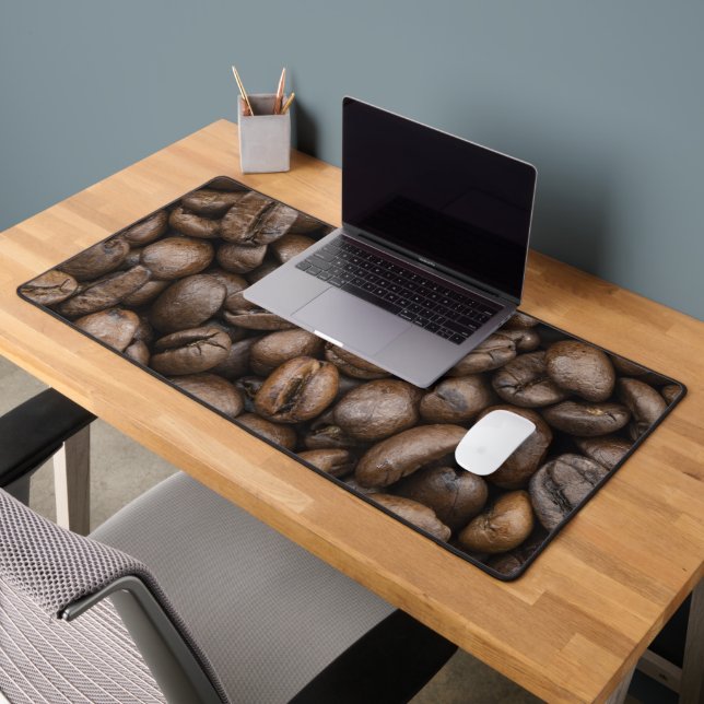 Coffee Bean Pattern Desk Mat (Office 2)