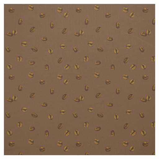 coffee bean pattern fabric
