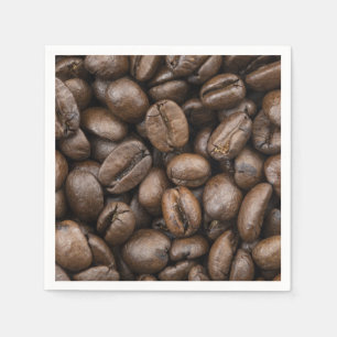 Coffee Bean Pattern Napkins