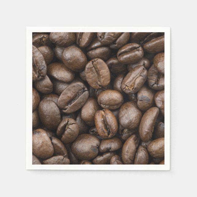 Coffee Bean Pattern Napkins (Front)