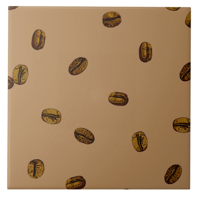 Coffee Bean Pattern Tile (Front)