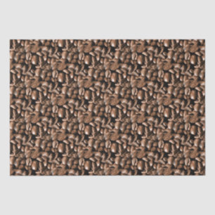 Coffee bean pattern tissue paper