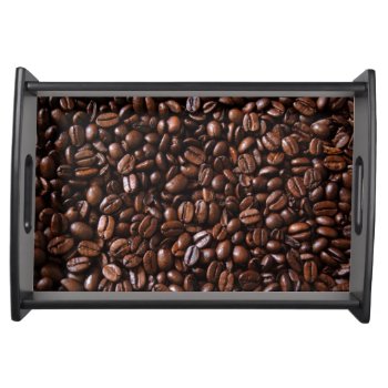 Coffee Bean Serving Tray by Zhannzabar at Zazzle