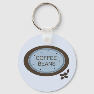 Coffee Bean Sign Keychain