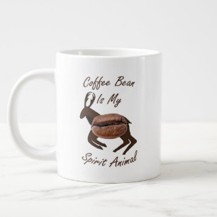 Coffee Bean Spirit Animal Giant Coffee Mug