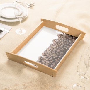 Coffee Bean Station   Serving Tray