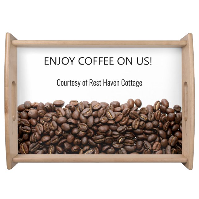 Coffee Bean Station Short Term Rental  Serving Tra Tray (Front)
