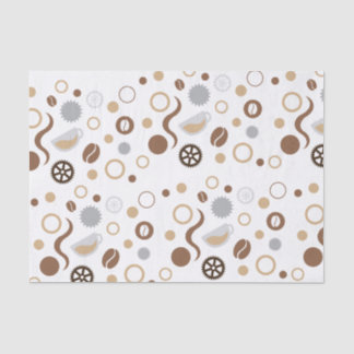 Coffee Bean Technology Science Designer Tissue Paper