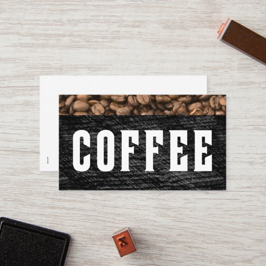 Coffee Beans Loyalty Card
