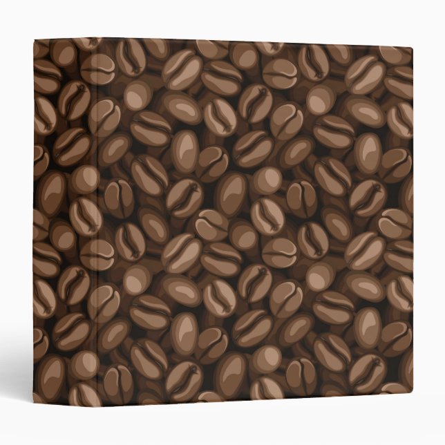 Coffee beans 3 ring binder (Front/Spine)