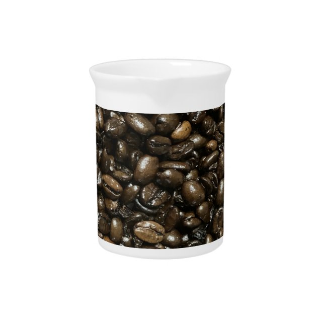 Coffee Beans Beverage Pitcher (Front)