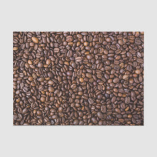 Coffee Beans Brown Cafe Aesthetic Warm Neutral Tissue Paper