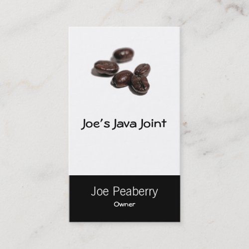 Coffee Beans Business Cards
