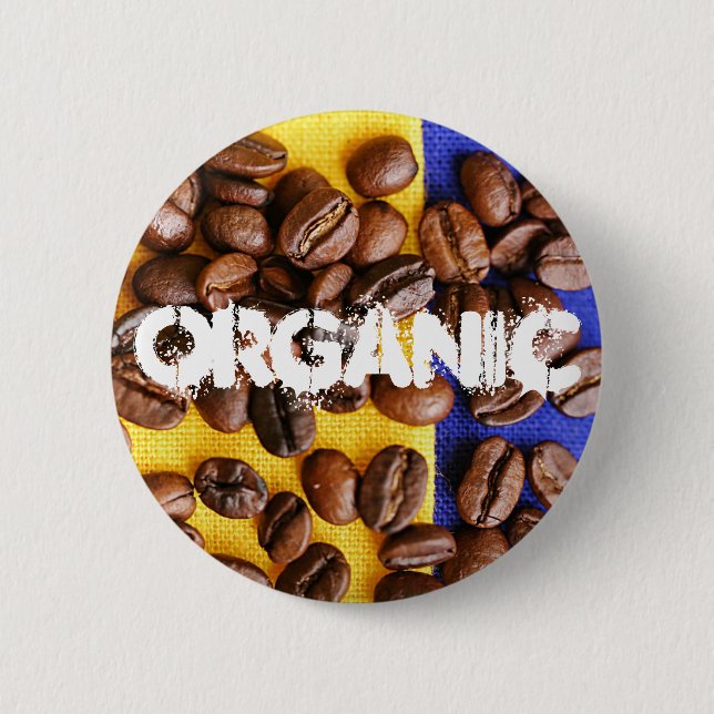 Coffee Beans Button (Front)