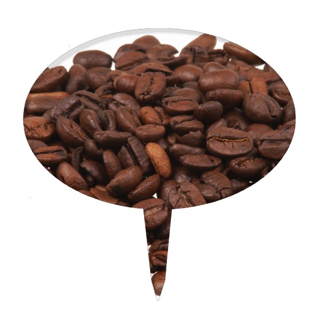 Coffee Beans Cake Topper (Front)