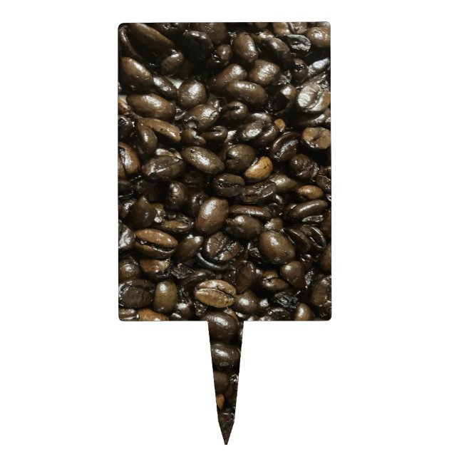 Coffee Beans Cake Topper (Front)