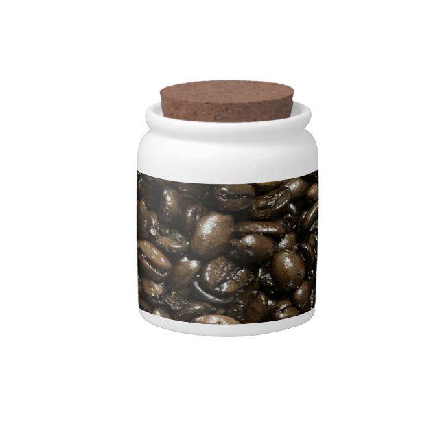 Coffee Beans Candy Jar (Front)