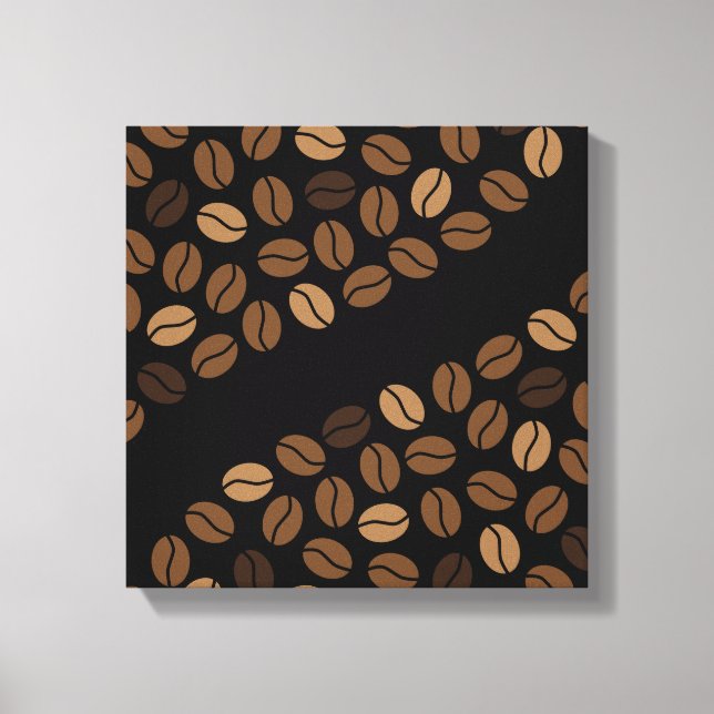 coffee beans canvas print (Front)