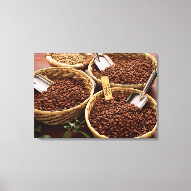 Coffee Beans Canvas Print (Front)