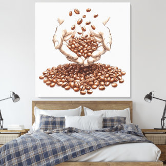 Coffee Beans Canvas Print