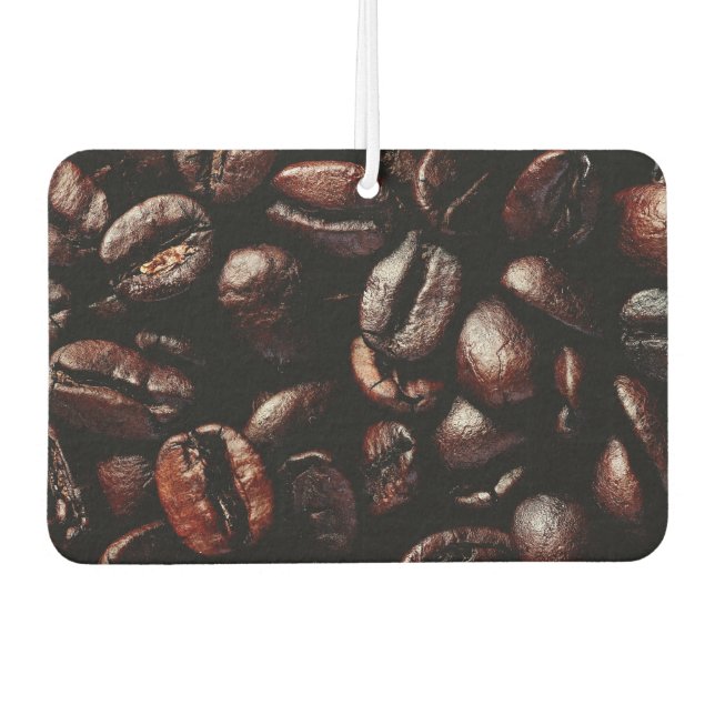 Coffee beans car air freshener (Front)
