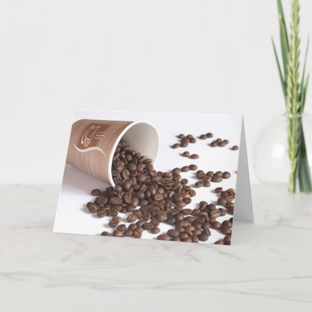 Coffee beans card (Front)
