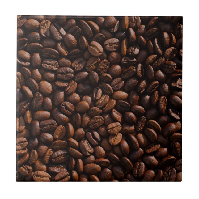 coffee beans ceramic tile (Front)