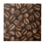 Coffee beans ceramic tile