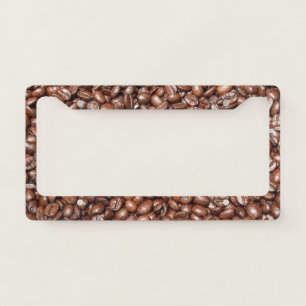 Coffee Beans Coffee Lover License Plate Frame