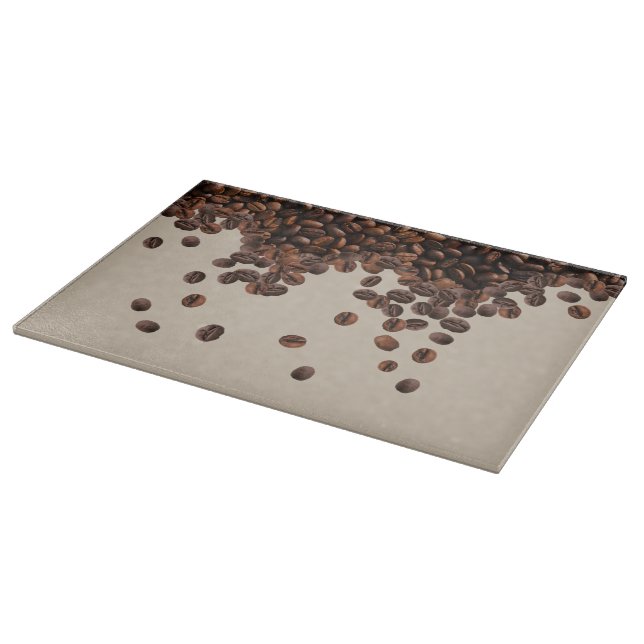 Coffee Beans  Cutting Board (Corner)