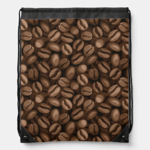 Coffee beans drawstring bag