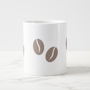 Coffee Beans Duo Art Giant Coffee Mug