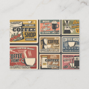 Coffee beans enclosure card