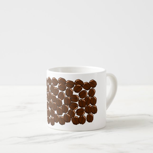 Coffee Beans Espresso Cup (Front Right)