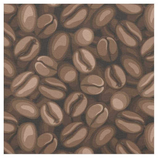 Coffee beans fabric