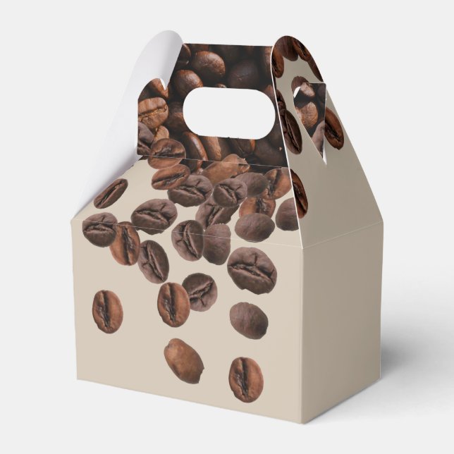 Coffee Beans  Favor Boxes (Front Side)