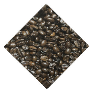 Coffee Beans Graduation Cap Topper