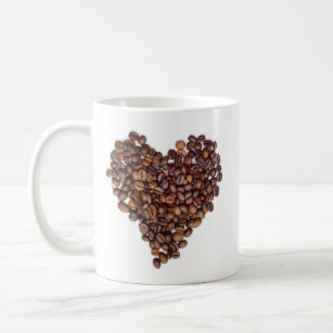 Coffee Beans Heart Classic Mug