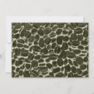 coffee beans invitation