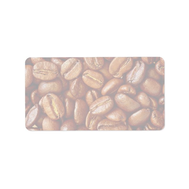 Coffee beans label (Front)