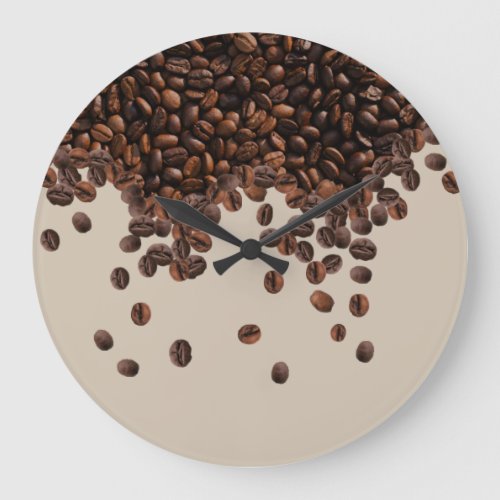 Coffee Beans Large Clock