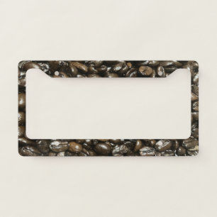 Coffee Beans License Plate Frame