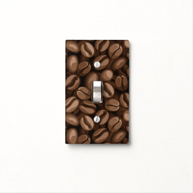 Coffee beans light switch cover (In Situ)