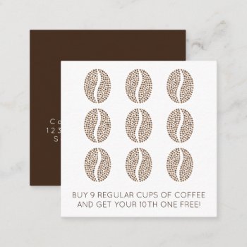 Coffee Beans Loyalty by identica at Zazzle
