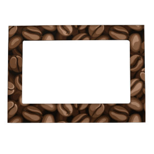 Coffee beans magnetic photo frame