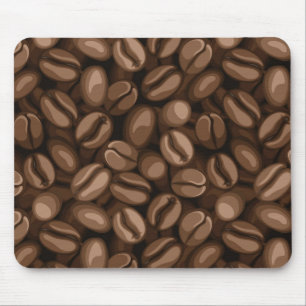 Coffee beans mouse pad