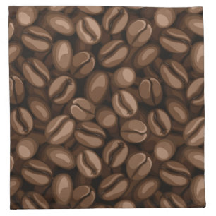 Coffee beans napkin
